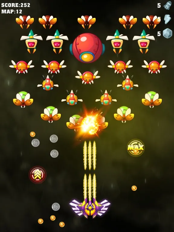 Galaxy Shooter : Alien War iPad  Ekran Görüntüleri
