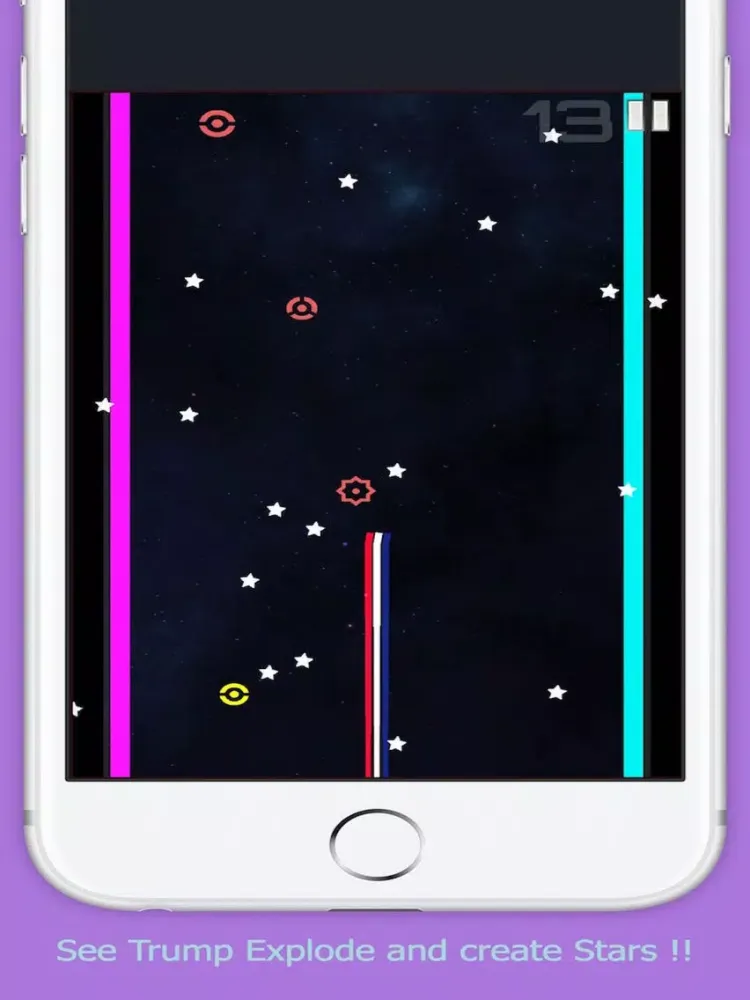 Captures d'écran de Space Trump iPad 