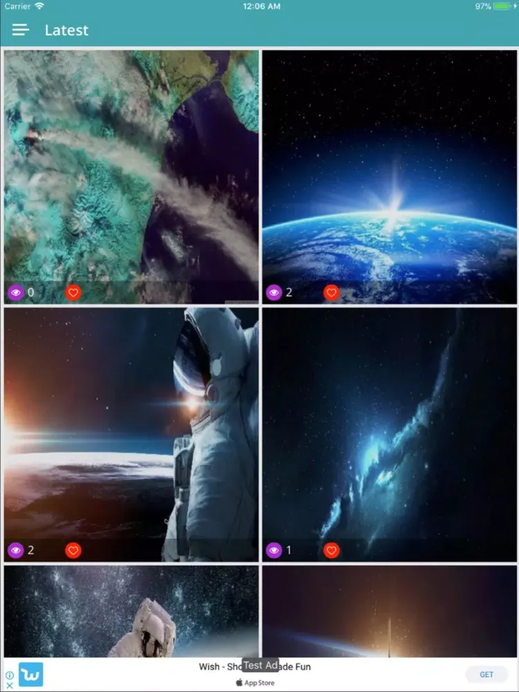 Zrzuty ekranu Galaxy Space Wallpaper HD iPad 