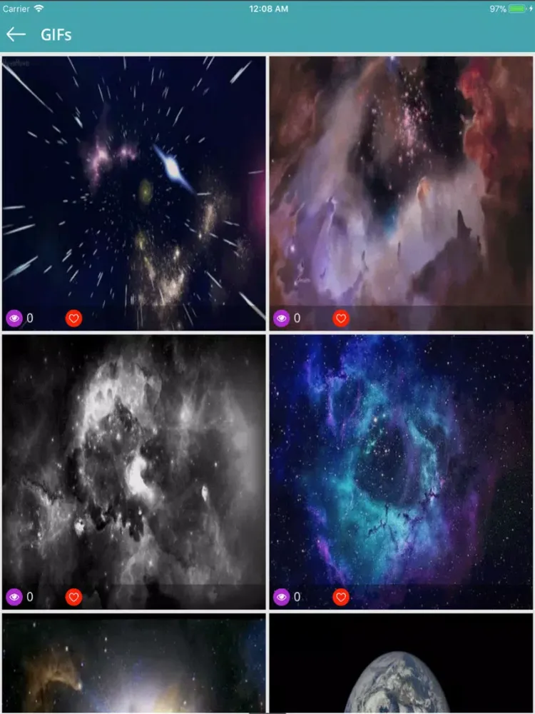 Zrzuty ekranu Galaxy Space Wallpaper HD iPad 
