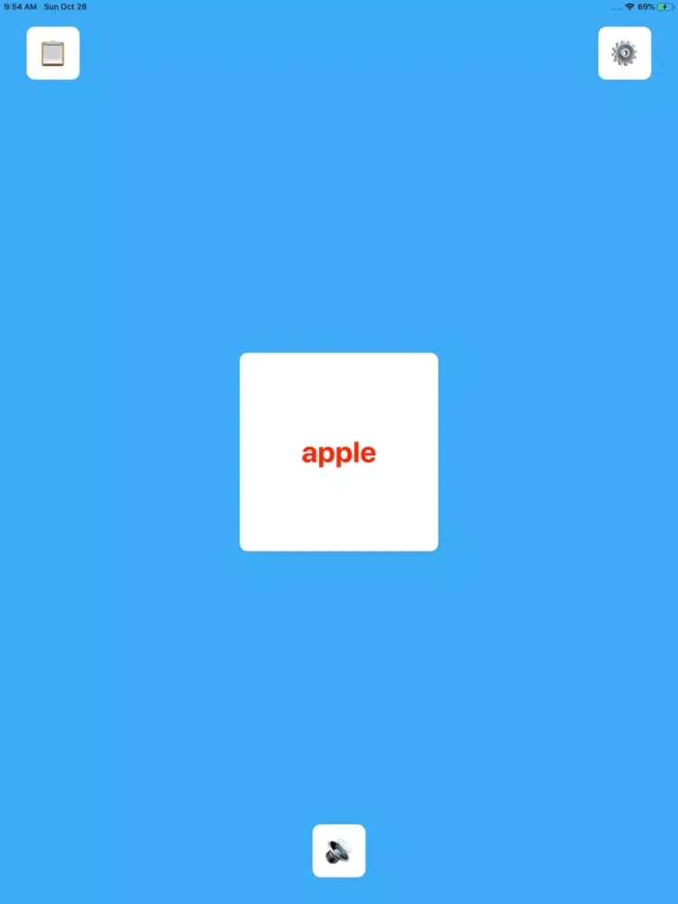 Tangkapan skrin Daily Sight Words iPad 