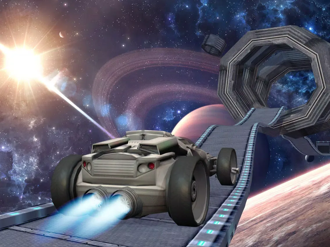 Ảnh chụp màn hình của Space Car Taurus Real Racing iPad 