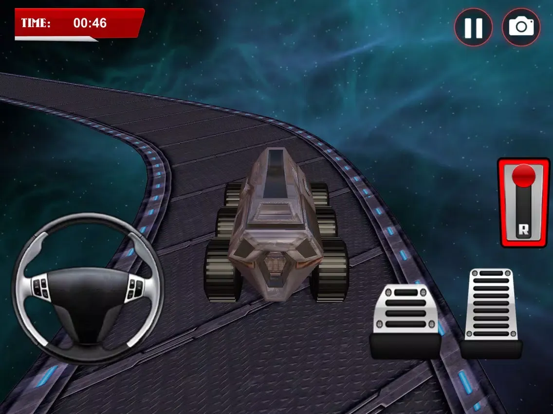 Ảnh chụp màn hình của Space Car Taurus Real Racing iPad 
