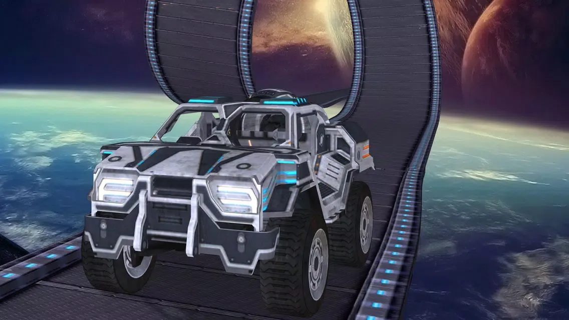 Ảnh chụp màn hình của Space Car Taurus Real Racing
