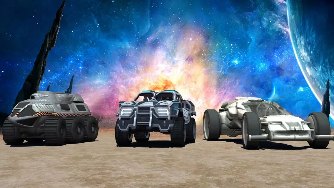 Ảnh chụp màn hình của Space Car Taurus Real Racing