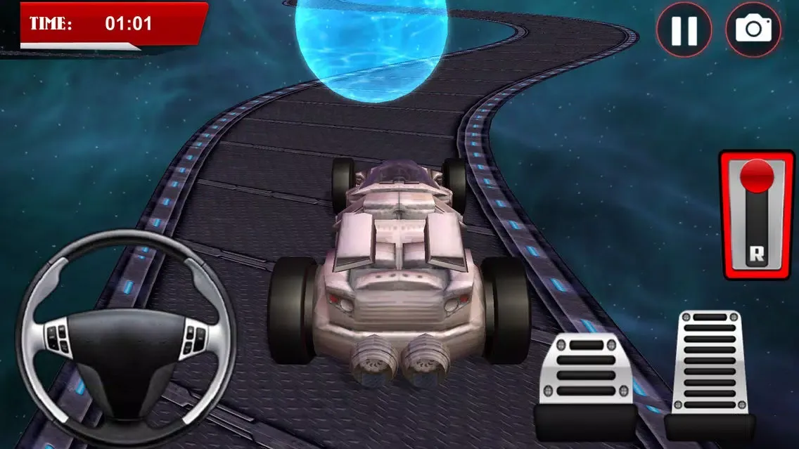 Ảnh chụp màn hình của Space Car Taurus Real Racing