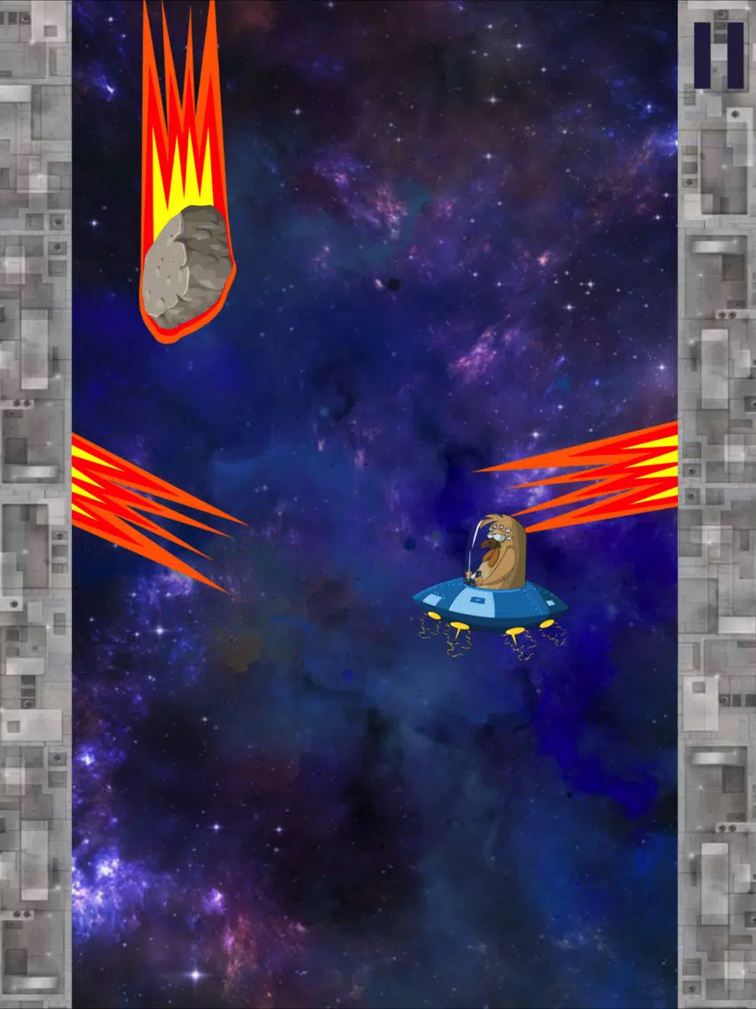 Tangkapan skrin Space Chicken - Incredible Way iPad 
