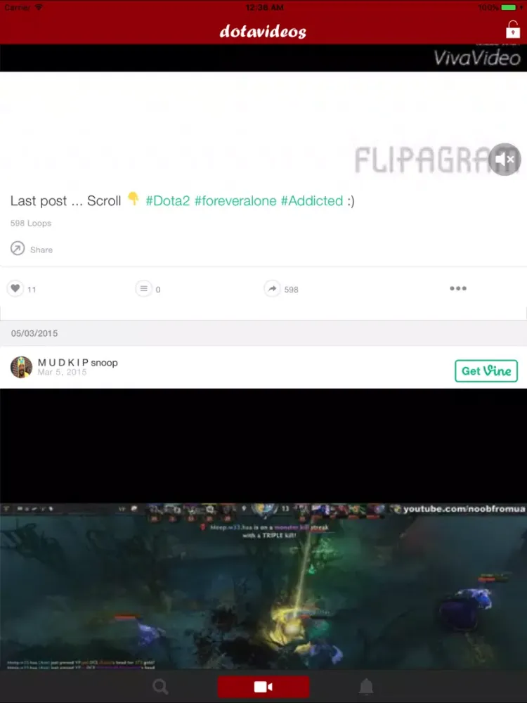 DotaVideos - Best videos for Dota & Dota 2 iPad 应用截图