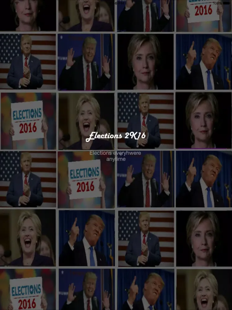 Capturas de tela do Elections 2K16 - Best videos USA Elections 2016 iPad 