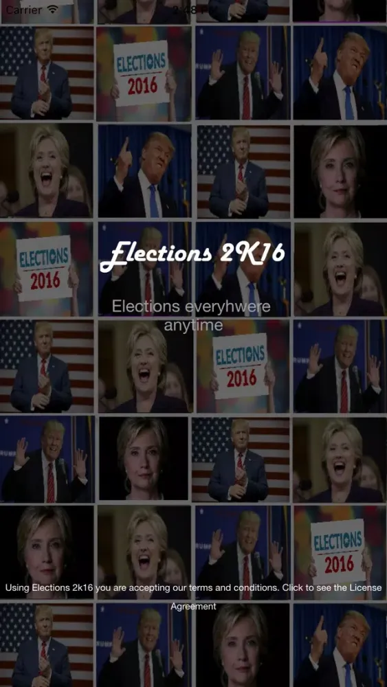 Capturas de tela do Elections 2K16 - Best videos USA Elections 2016