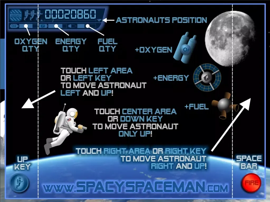 Spacy Spaceman iPad  স্ক্রিনশট