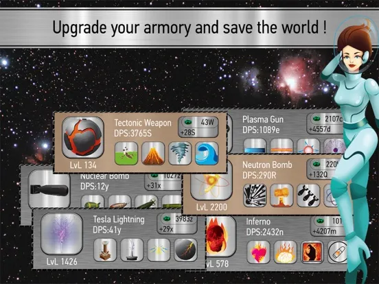 Star Fighter – Tap Tap Adventure Idle Rpg Clicker iPad  Screenshots