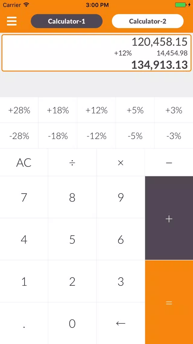 Capturas de pantalla de Advance GST Calculator