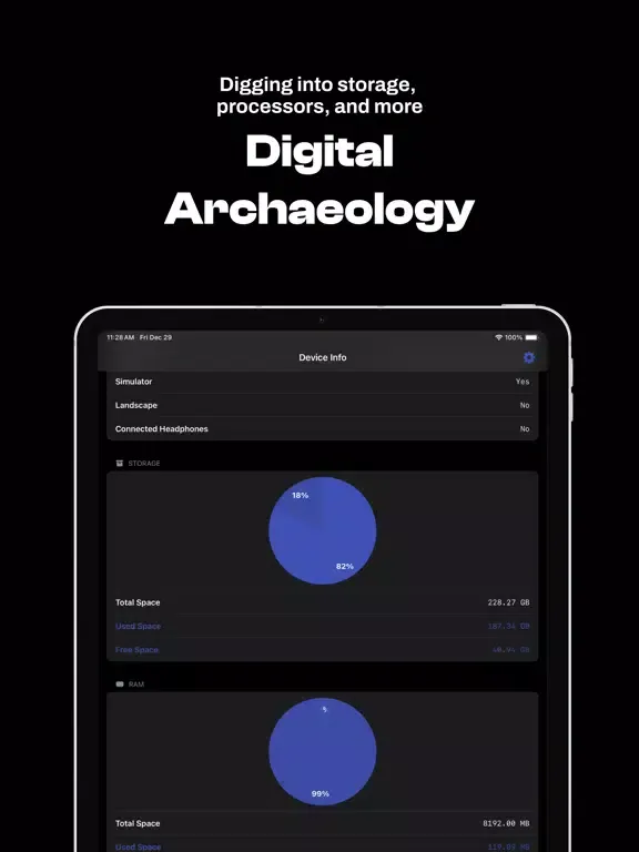 Device Info by SpaceHub iPad  Screenshots