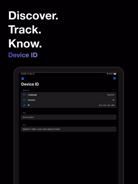 Device ID by SpaceHub iPad  स्क्रीनशॉट