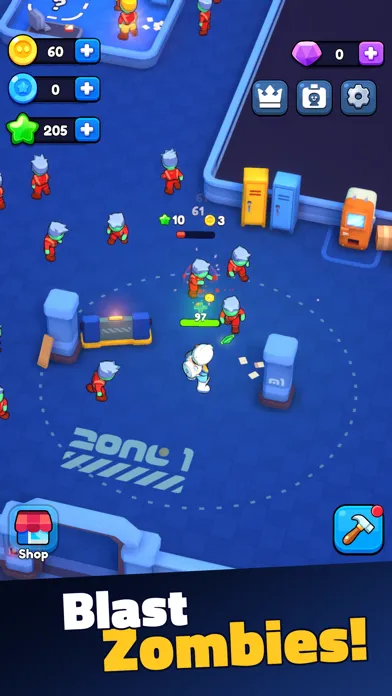 Ảnh chụp màn hình của Space Hunt - Idle Shooter