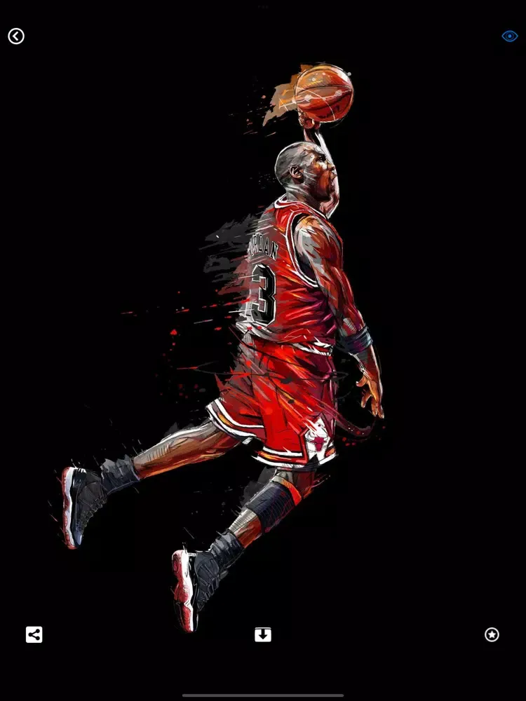 Tangkapan skrin Basketball Wallpaper: HD iPad 