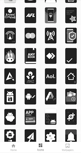 Monotone - Dark Icon Pack Screenshots