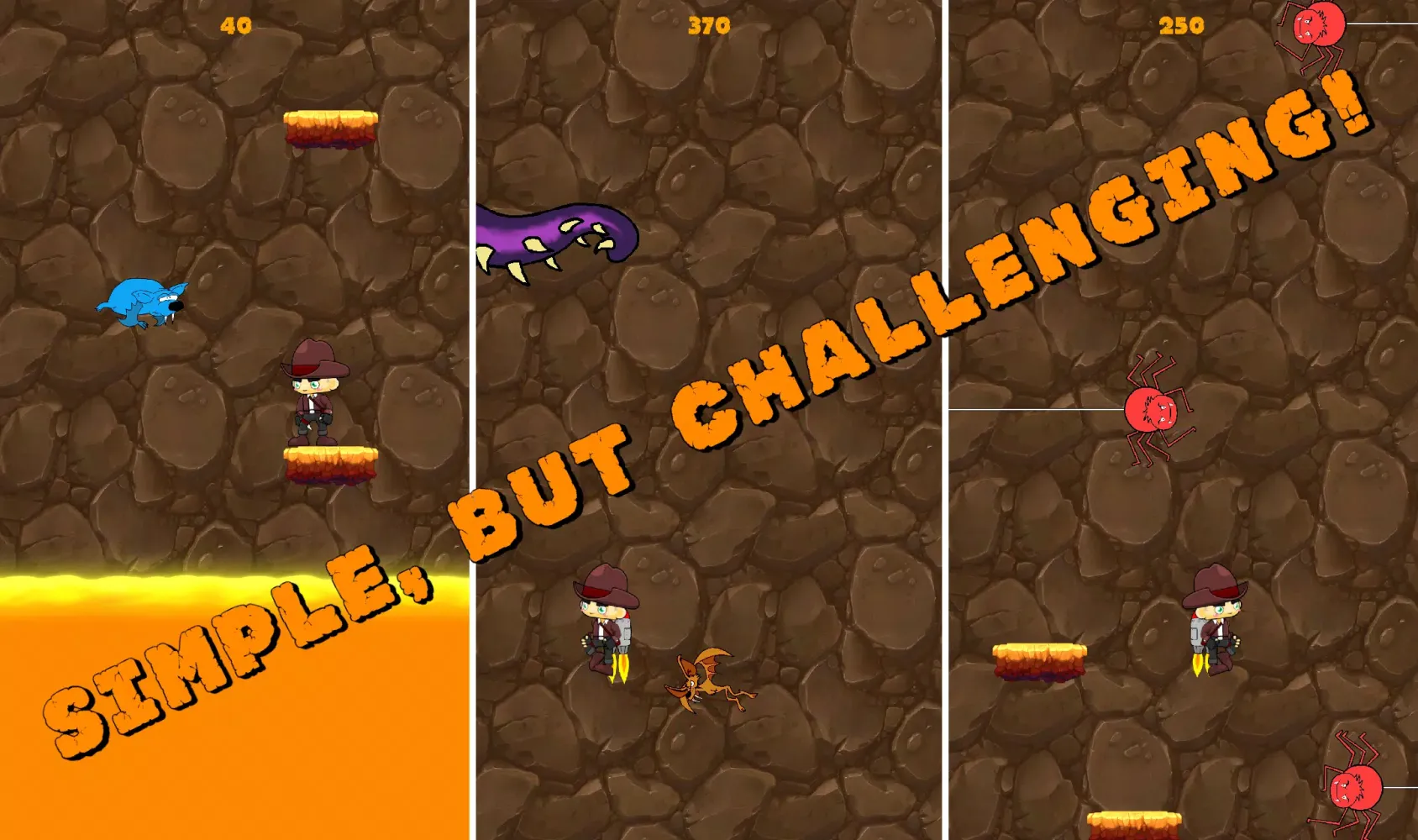 Jetpack Jump Game Volcano Jump 스크린샷
