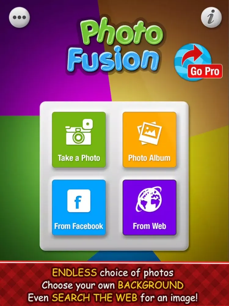 Скриншоты Photo Fusion: Clone Merge Captions Doodles Frames iPad 