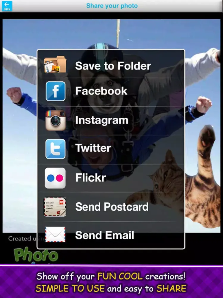 Скриншоты Photo Fusion: Clone Merge Captions Doodles Frames iPad 