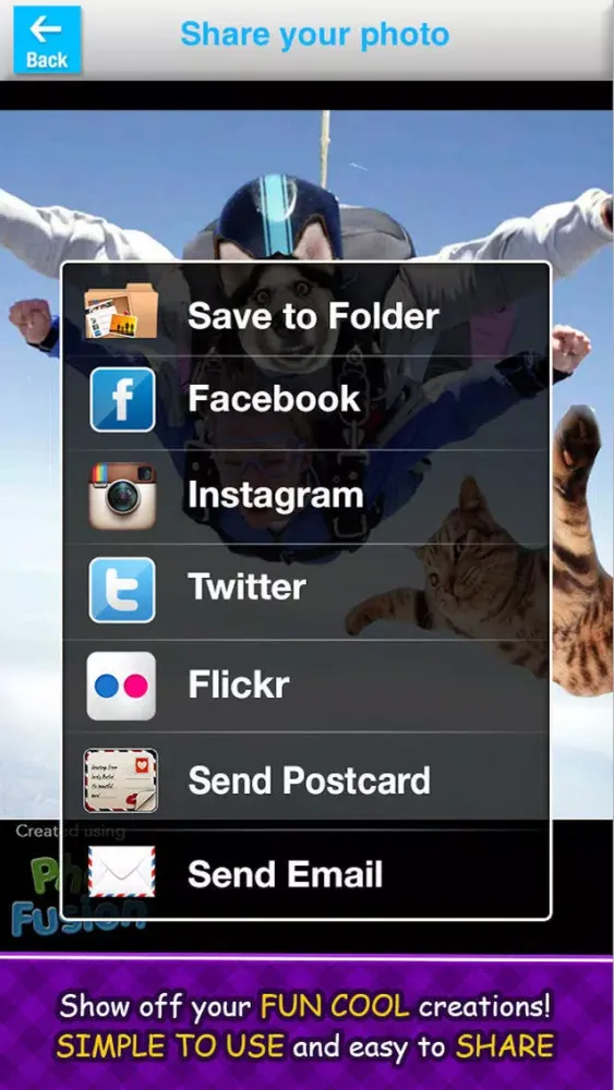 Скриншоты Photo Fusion: Clone Merge Captions Doodles Frames