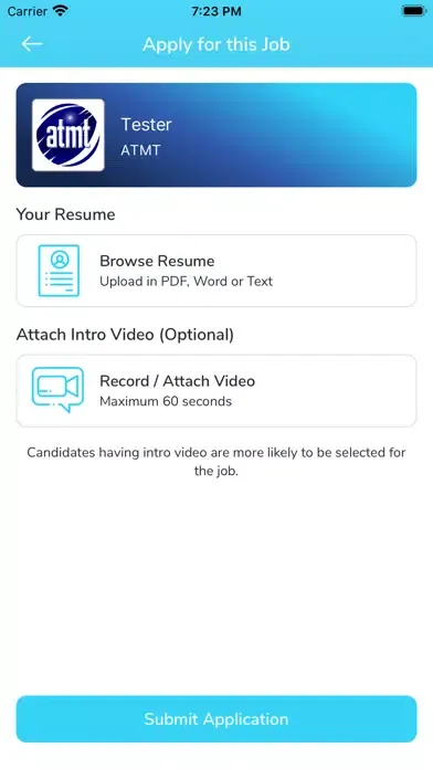 Скриншоты SNAPP RESUME