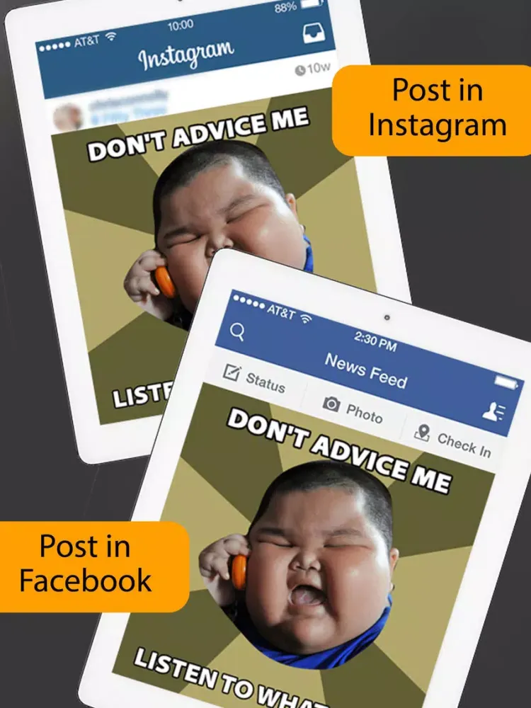 Meme Creator PRO: Make Memes iPad  스크린샷