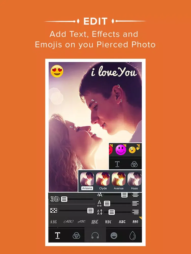 Piercing Booth Bodyart - Nose, Ear & Body Editor iPad Screenshots
