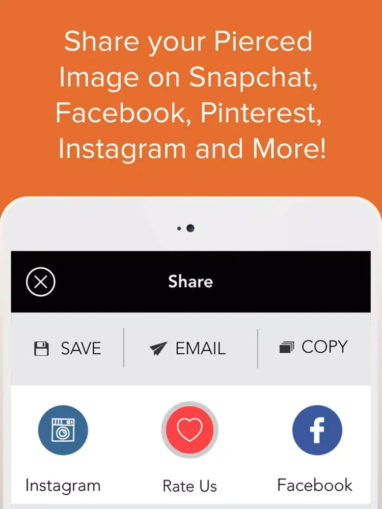 Piercing Booth Bodyart - Nose, Ear & Body Editor iPad Screenshots