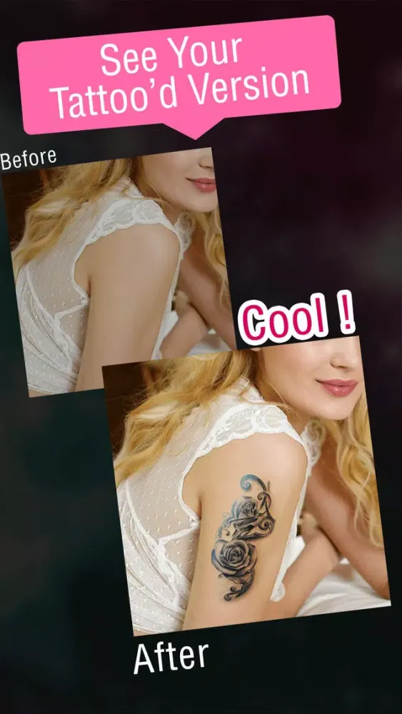 Capturas de pantalla de Tattoo Designer Booth - Add Tattoos on your body