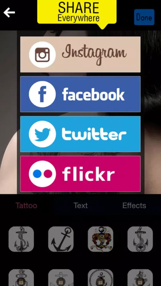 Capturas de pantalla de Tattoo Designer Booth - Add Tattoos on your body