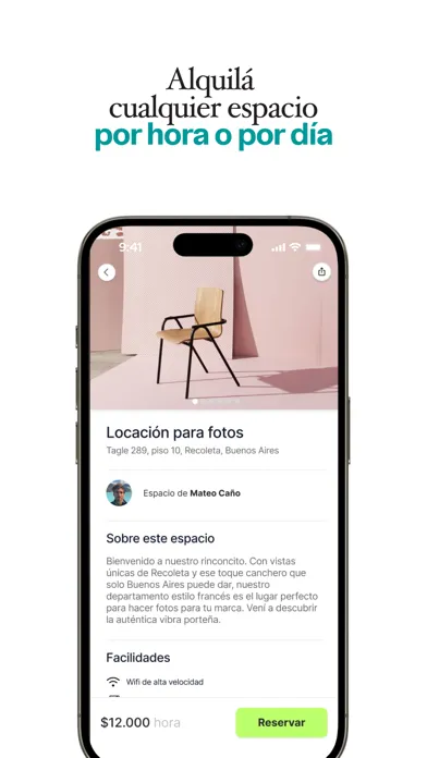Zrzuty ekranu SpacePal - Encontrá tu espacio