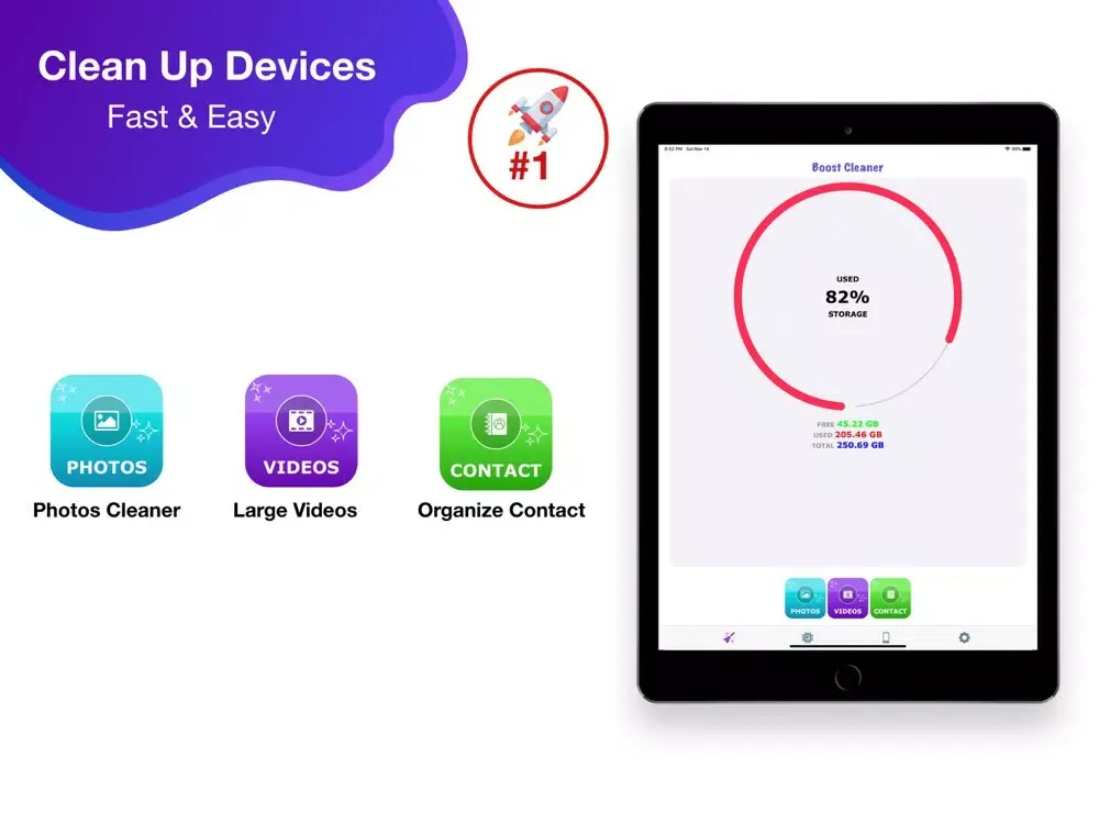 Boost Cleaner: Clean Storage iPad  스크린샷