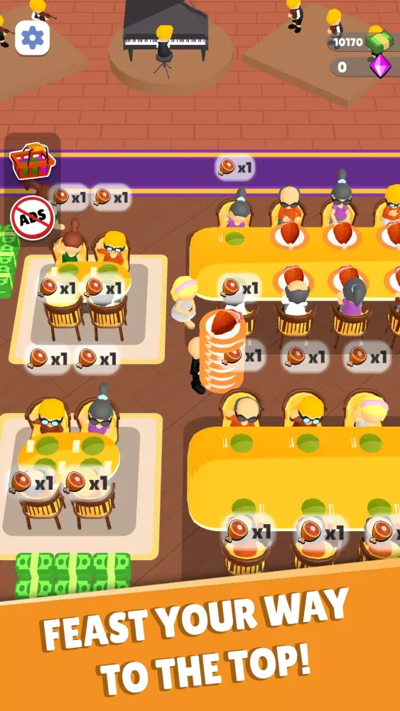 Capturas de tela do Dinner Please