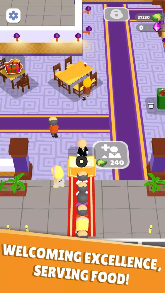 Capturas de tela do Dinner Please