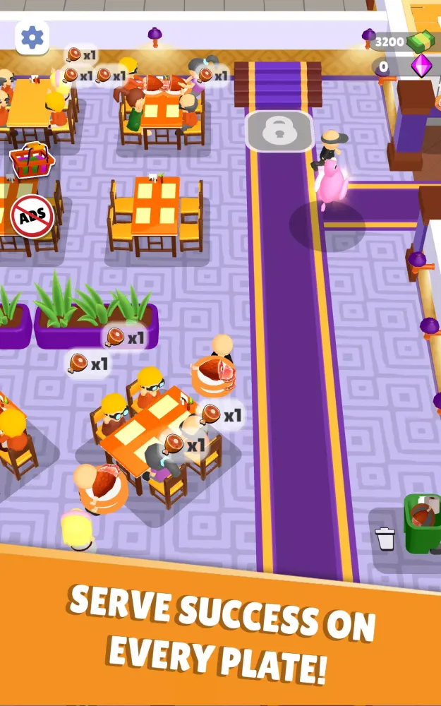 Capturas de tela do Dinner Please