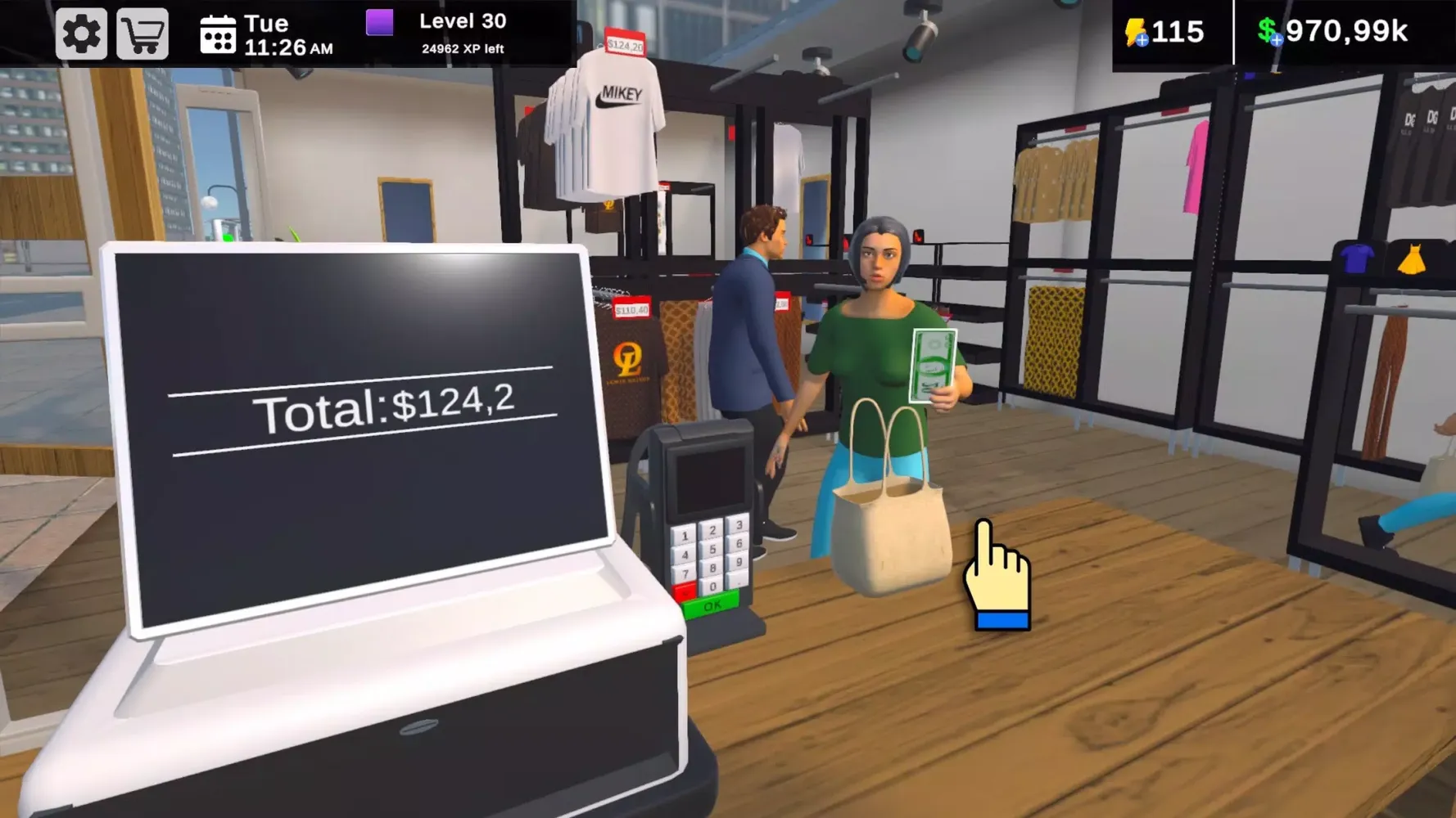 Cloth Store Simulator 3D سکرین شاٹس