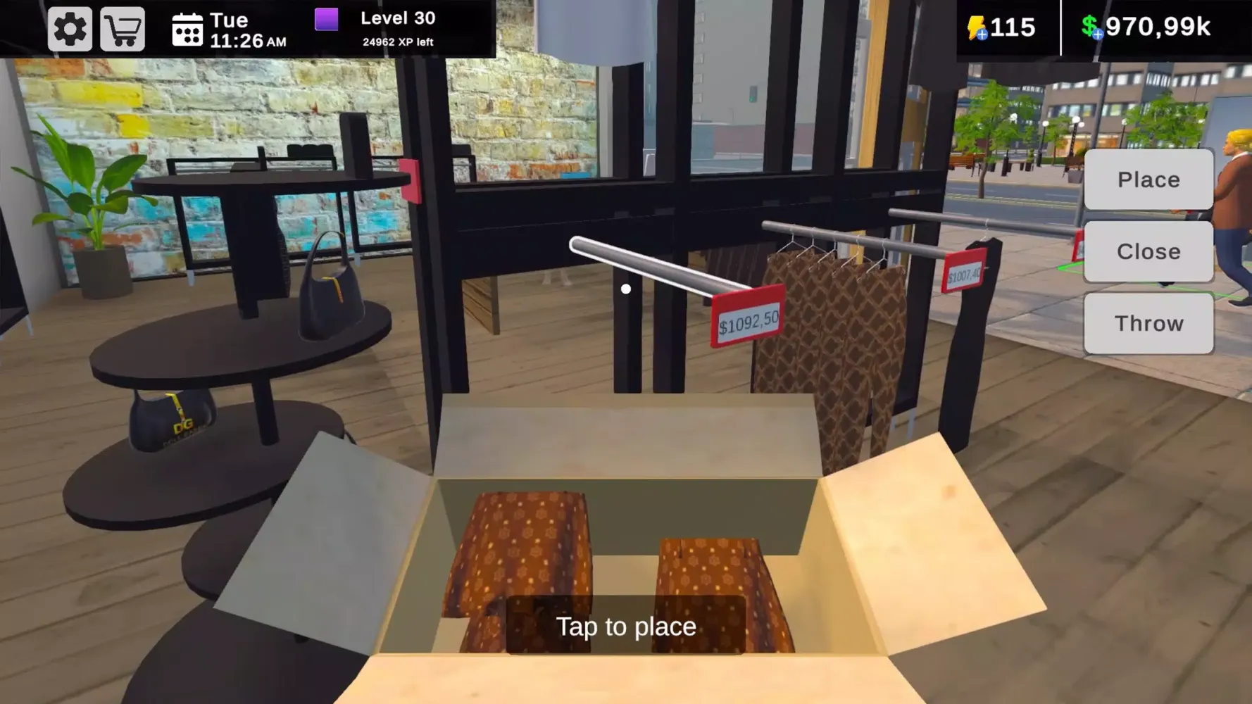 Cloth Store Simulator 3D سکرین شاٹس