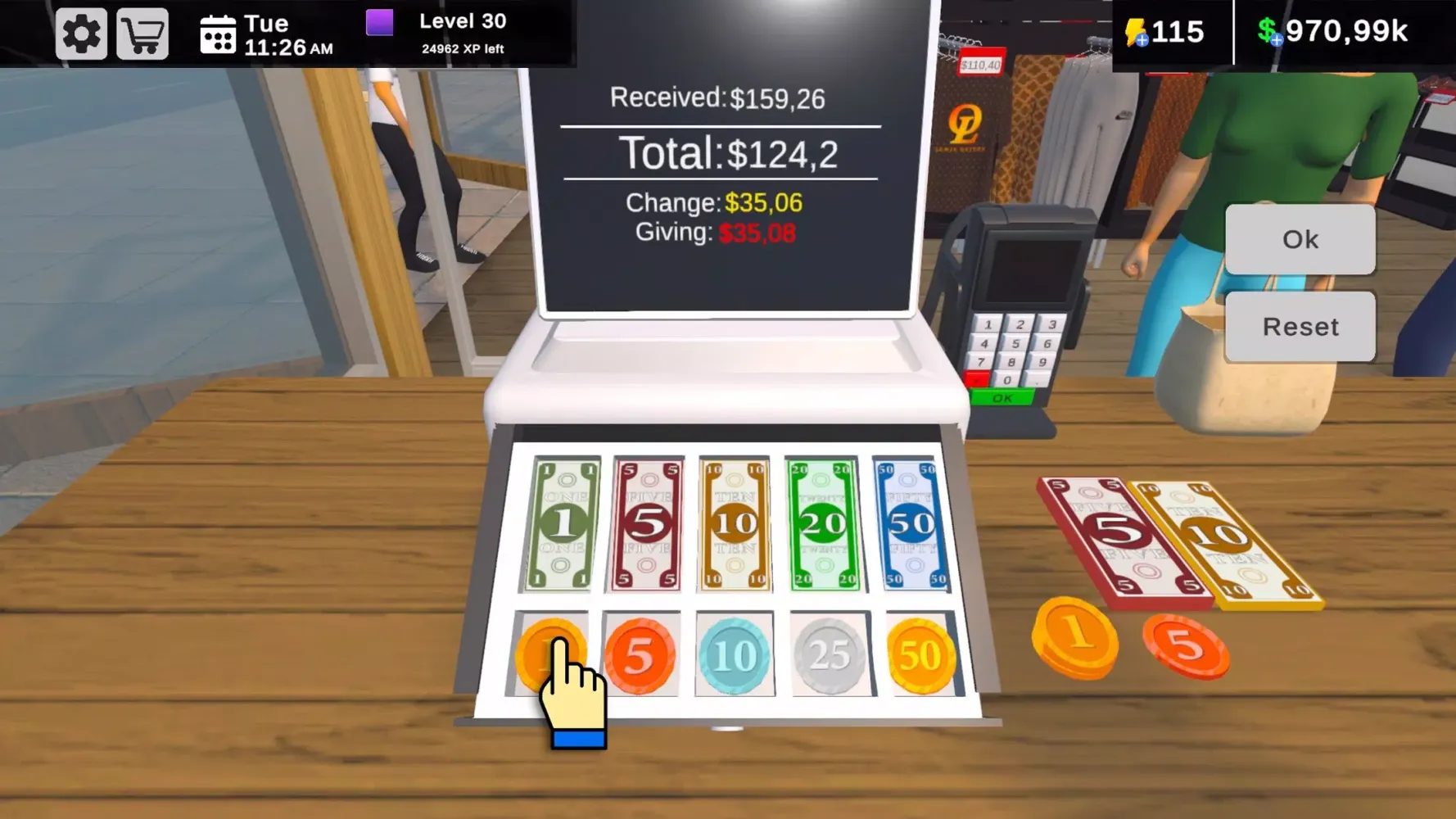 Cloth Store Simulator 3D سکرین شاٹس