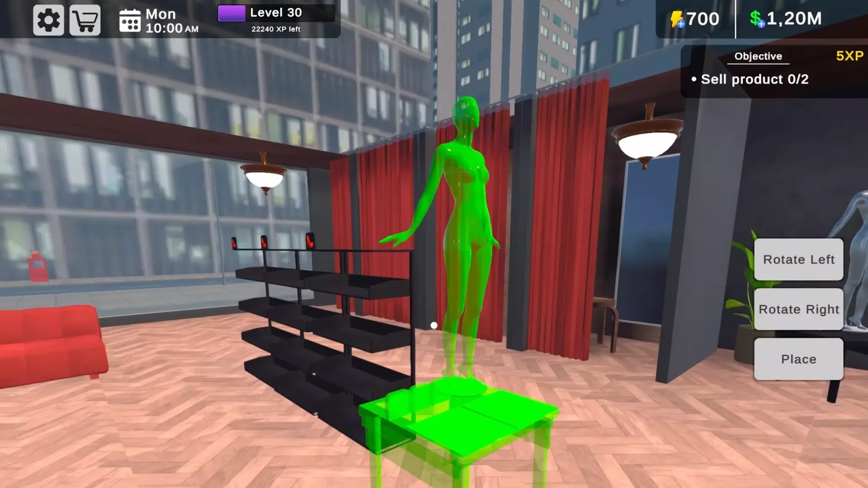 Cloth Store Simulator 3D سکرین شاٹس