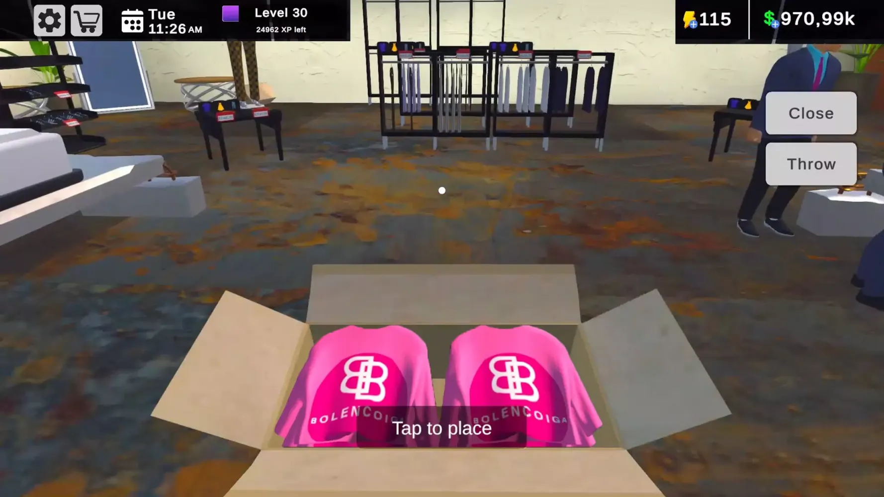 Cloth Store Simulator 3D سکرین شاٹس