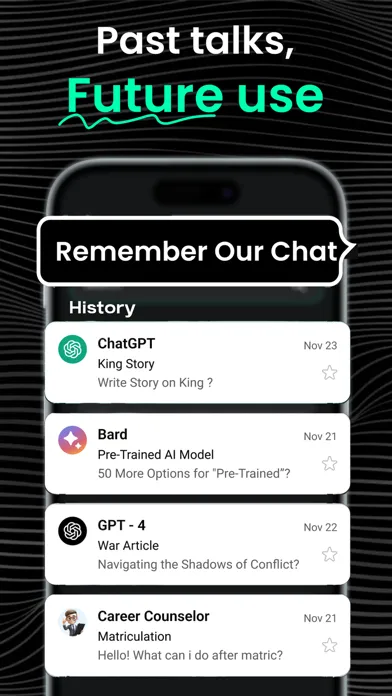 Capturas de pantalla de Ultra Assistant AI - Chatbot