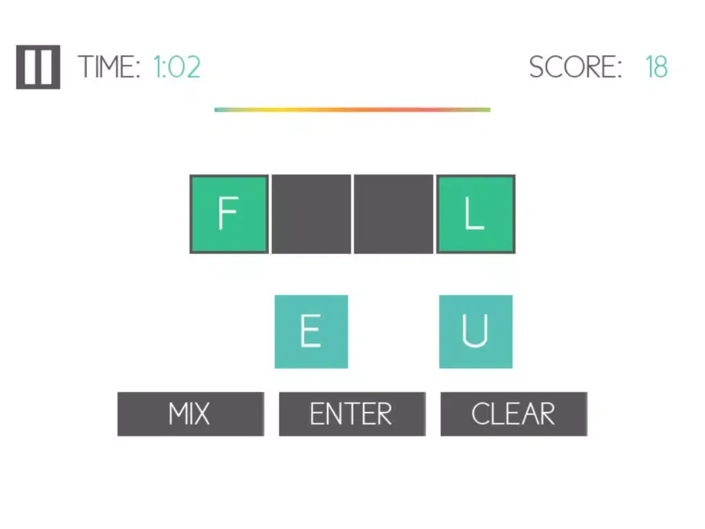 Скриншоты Anagram Turbo - Twist, Jumble, and Unscramble Words from Text iPad 