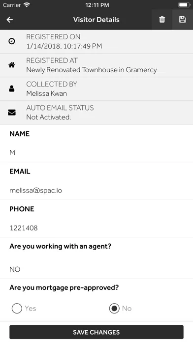 Spacio: Mobile Companion App Screenshots