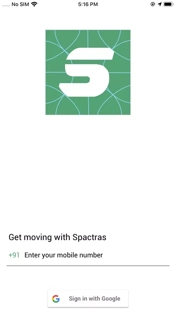 Tangkapan skrin Spactras