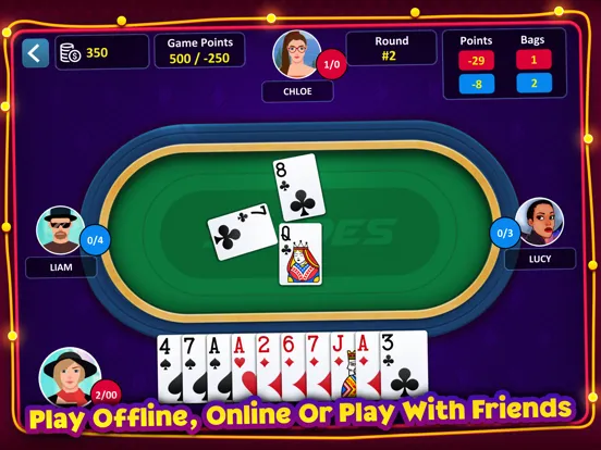 Spades: Casino Card Game iPad  স্ক্রিনশট