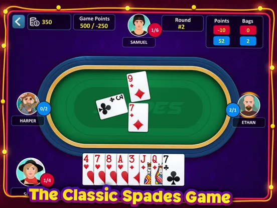 Spades: Casino Card Game iPad  স্ক্রিনশট