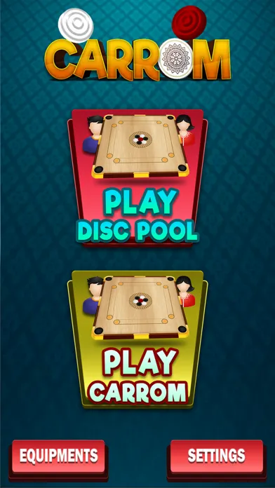 Capturas de tela do Carrom Free Pool