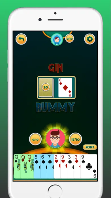 Gin Rummy Offline Card Game Screenshots